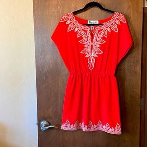 C. Luce Mini Dress. Red. Size S.